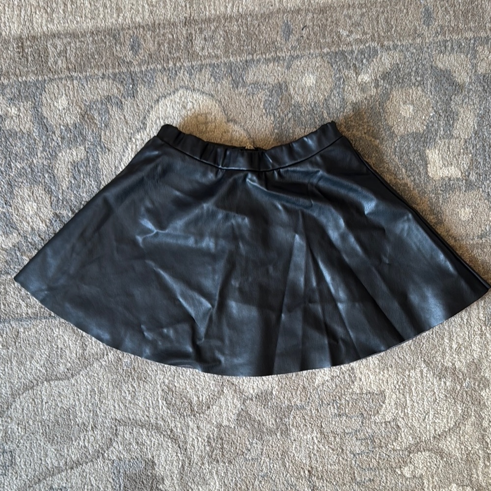 Girls  Faux Leather Skirt